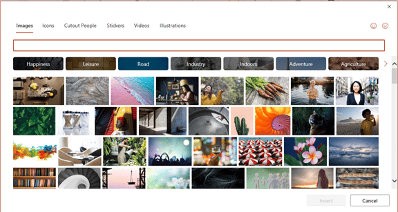 Use of Stock Images, Videos & Icons in Microsoft 365