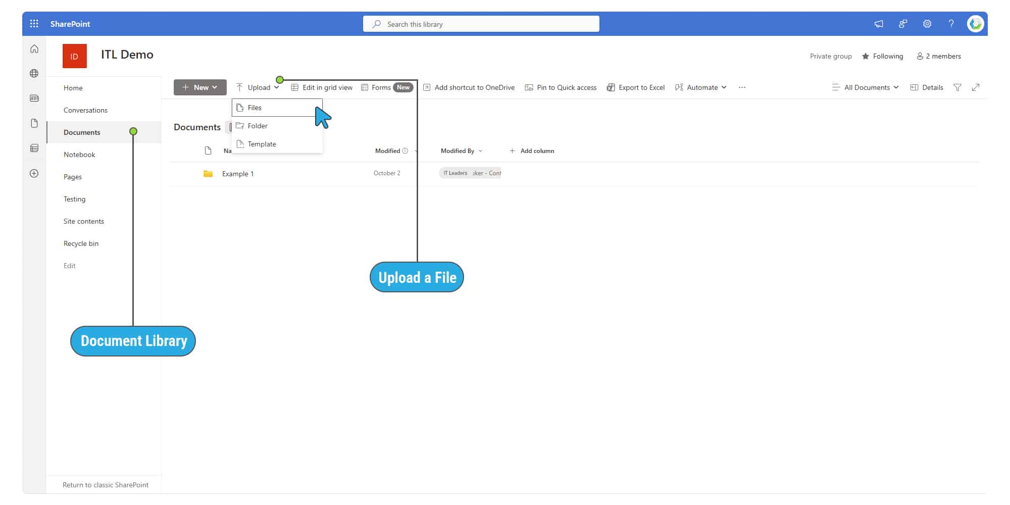 how to create a file in sharepoint
